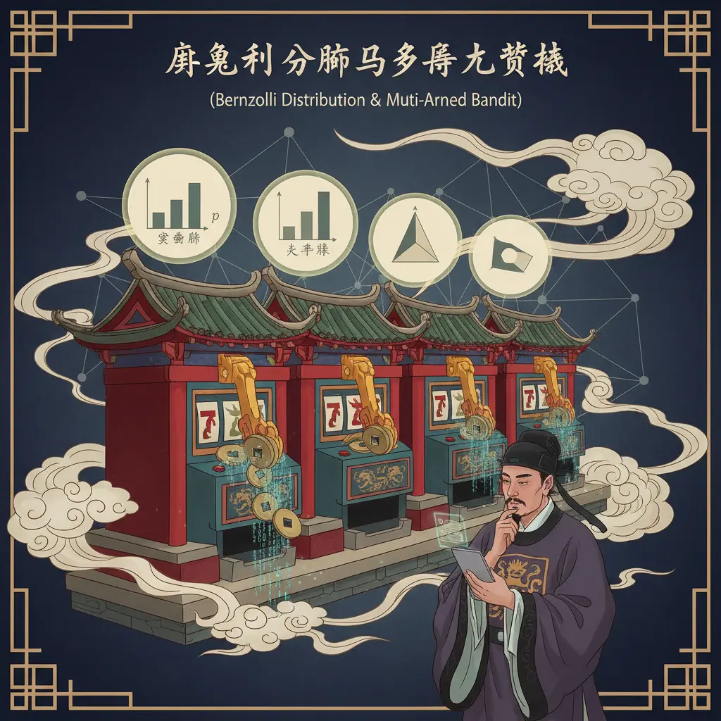 多臂老虎機問題 - 伯努利分佈
