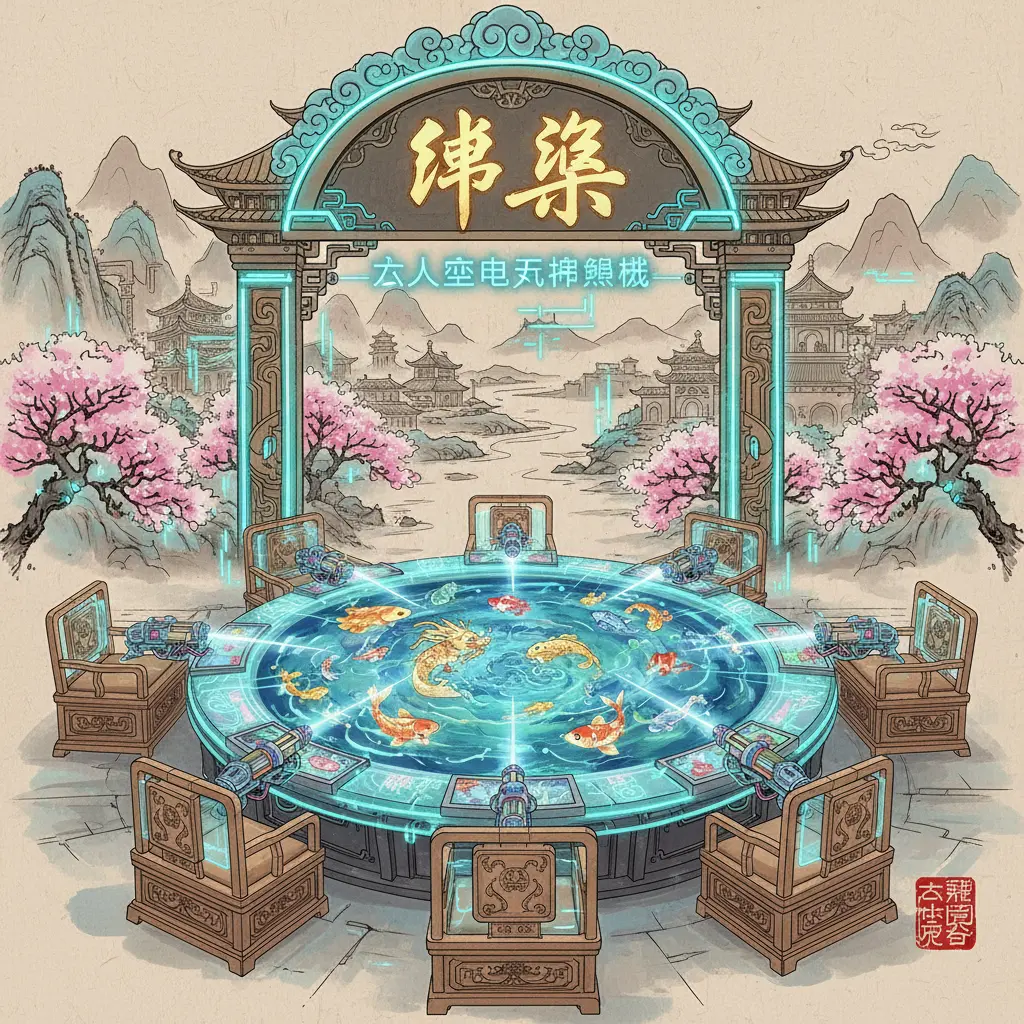 捕魚機 - 六人座電子捕魚機